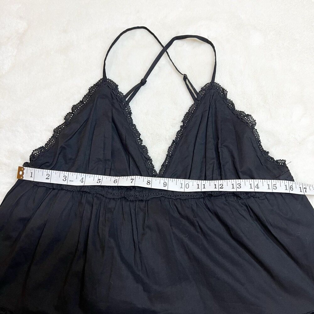 Aritzia Sunday Best Angela Dress Black Mini Strappy Sz L - Picture 4 of 15